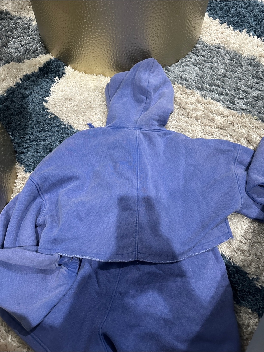 Fashion Nova On Go cropped Zip-Up Hoodie & High-Waist Shorts Set - Picture 3 of 6